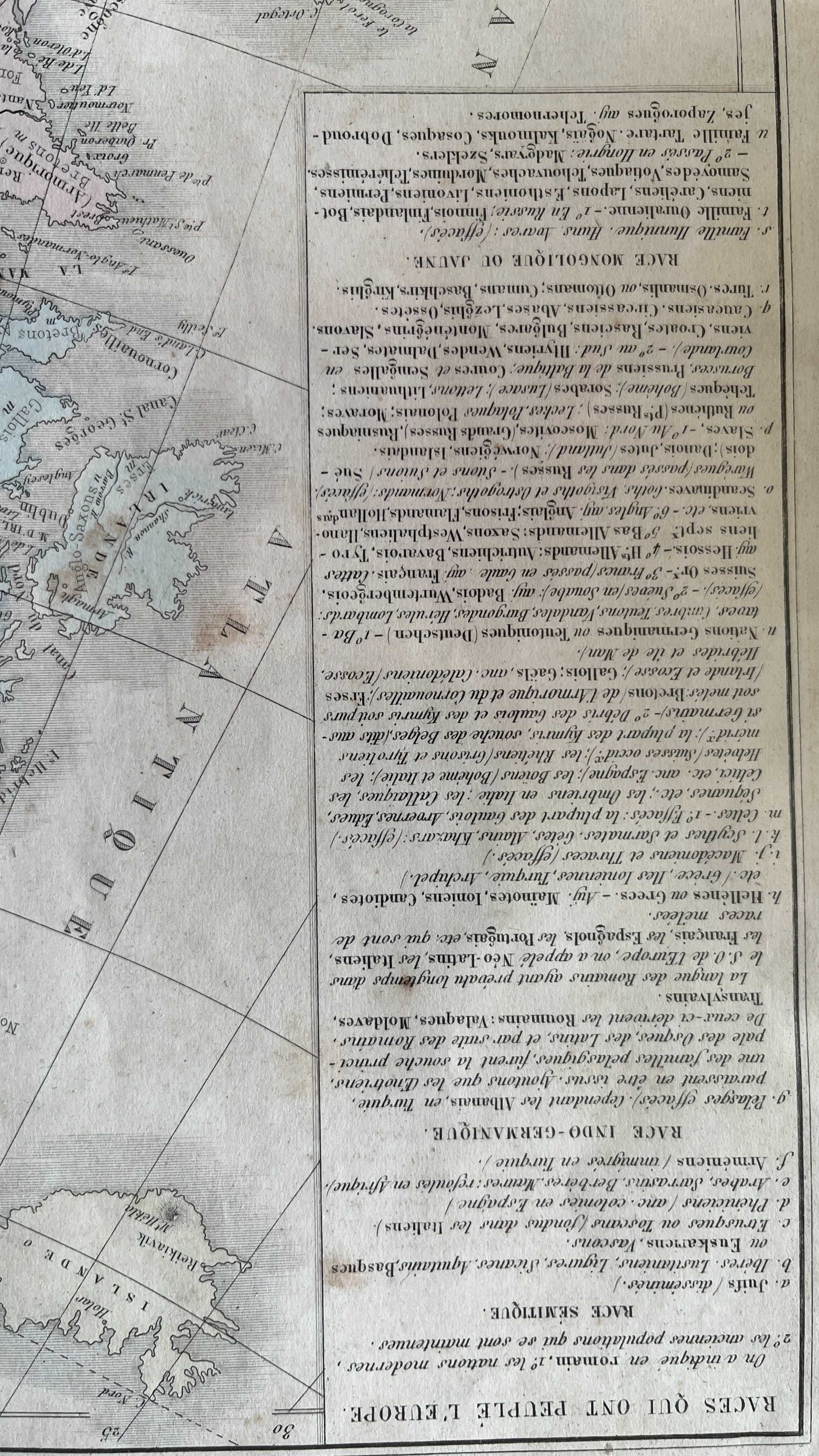 Stara mapa polityczna Europy 1866 / XIX wiek