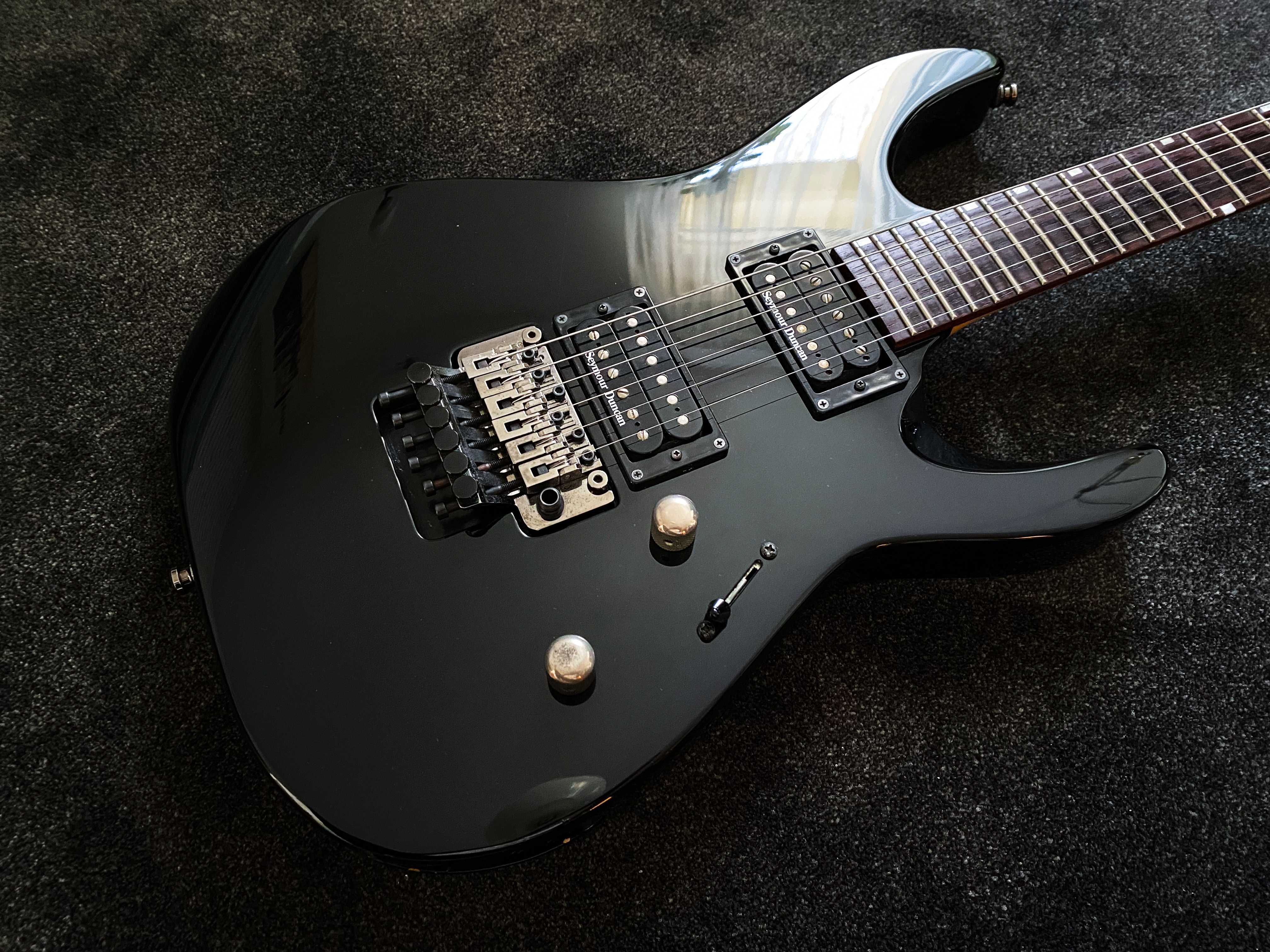 [S/Z) ESP M-II Kiso Custom Shop 2008 Black + case