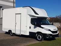 Iveco DAILY KONTENER NISKOPODŁOGOWY 4,43x2,23x2,42 SKLEP FOODTRUCK BAR KLIMA KONIOWÓZ KAMPER  Kontener Niskopodłogowy 4,43x2,23x2,42 Sklep Kamper Foodtruck Bar AC