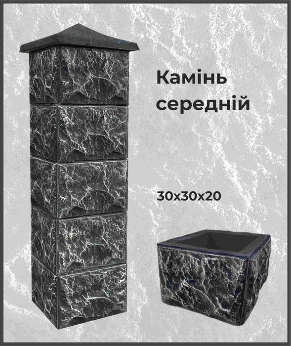 Паркан огорожа, набірні стовпчики, підмурівка, дашки, власне виробниц