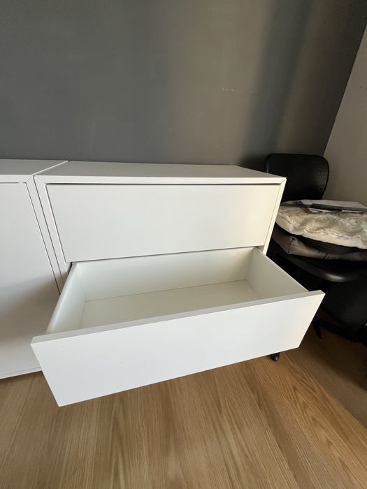Modulo 3 gavetas branco Ikea