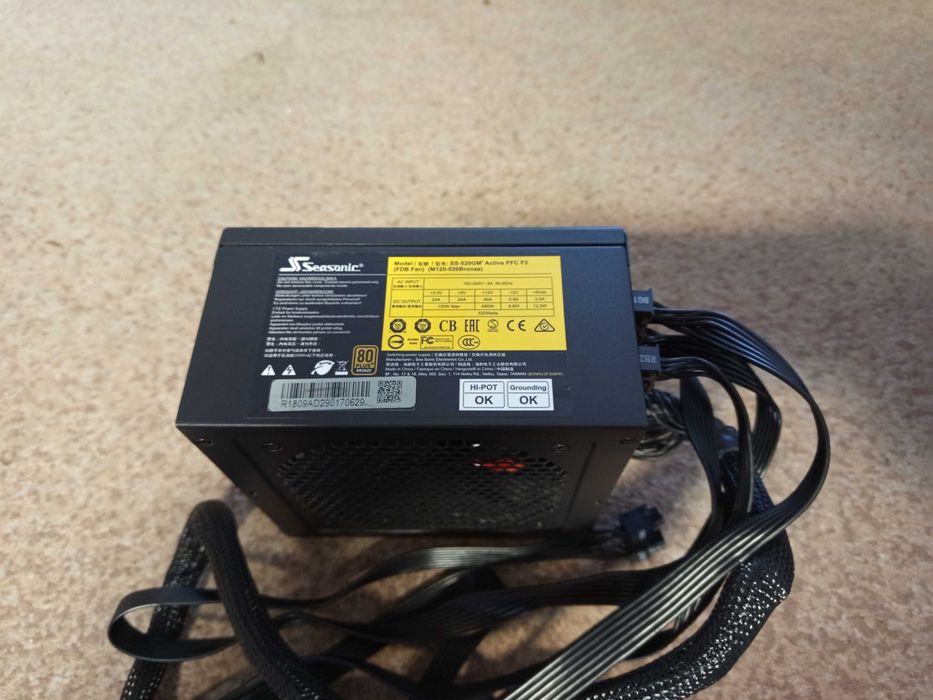 Fonte Seasonic M12II EVO 520W 80 PLUS BRONZE