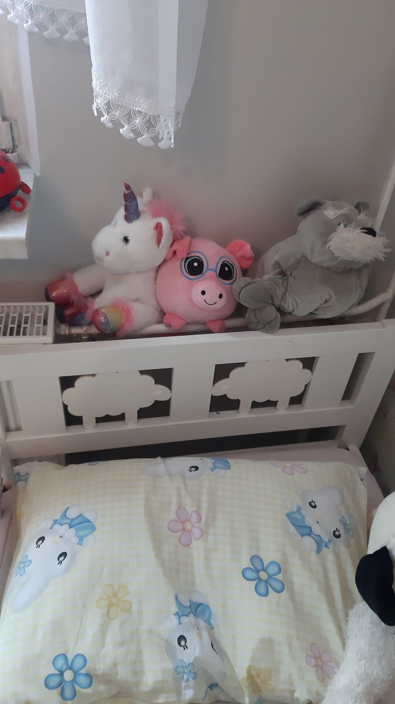 Łóżko dziecięce białe ikea