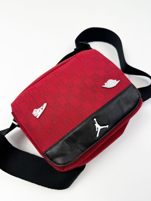 Акція! Чоловічий Месенджер Jordan Monogram червоний / Новий!