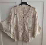 Sweterek, narzutka kimono, rozpinana
