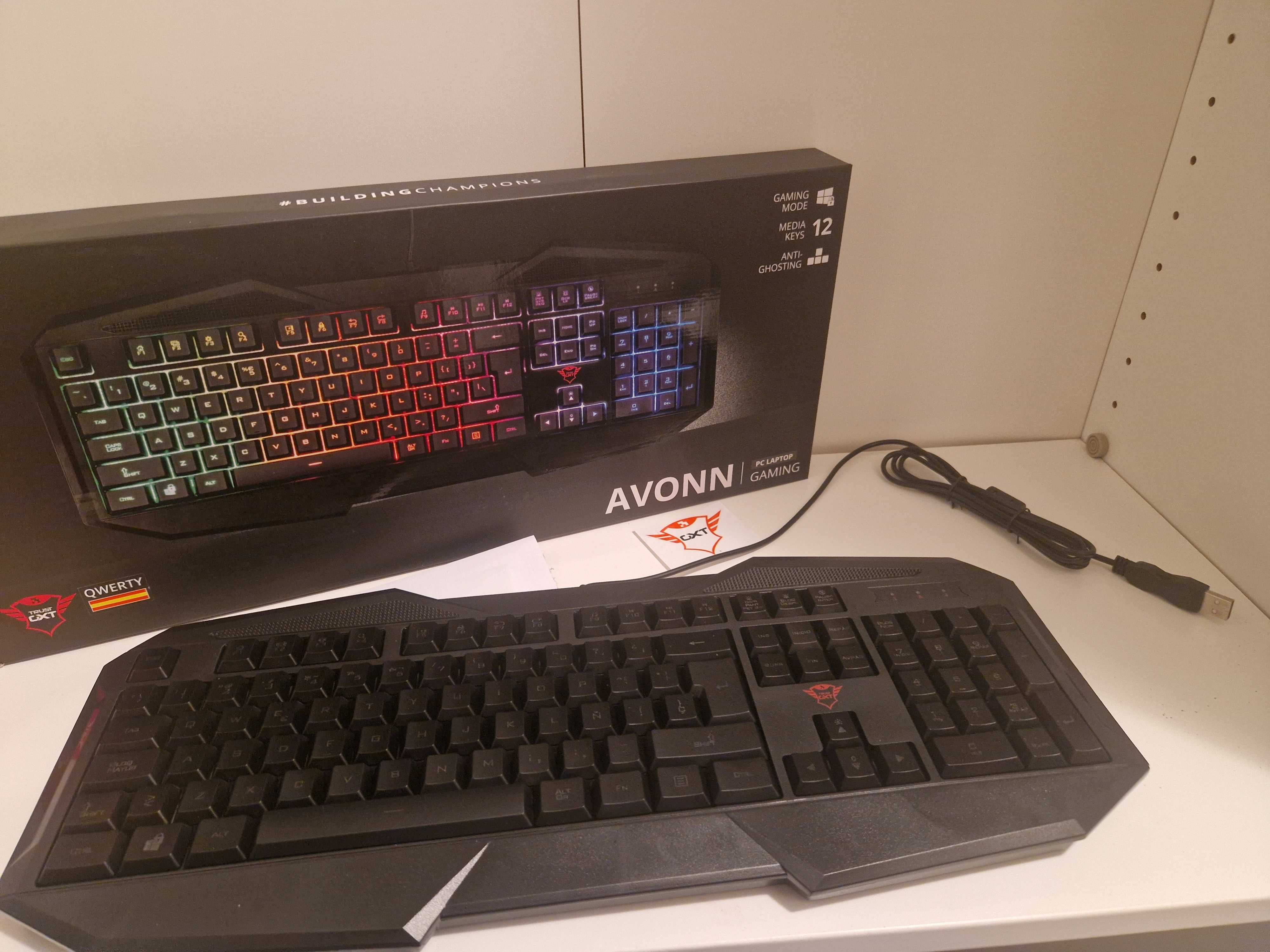 Trust Gaming – Teclado + Headset | 20€ (Negociável)
