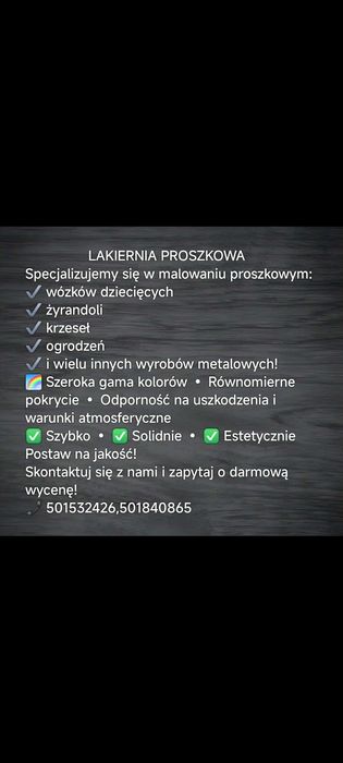 Lakiernia proszkowa