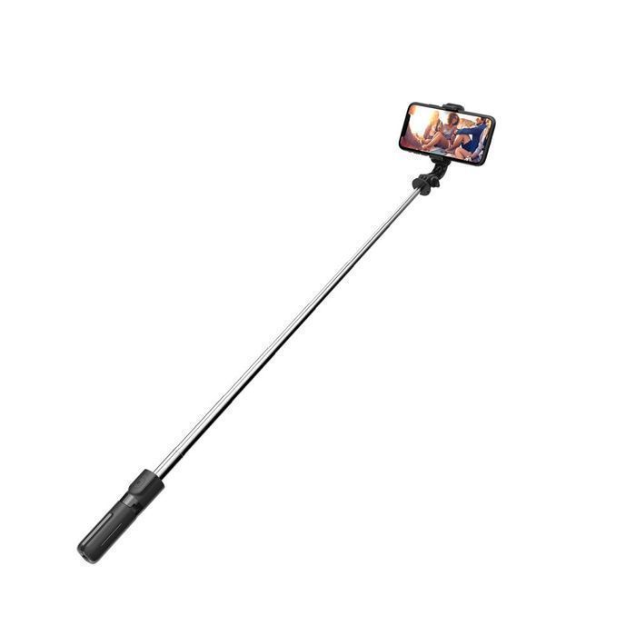 Tech-Protect L02S Bluetooth Selfie Stick Tripod Black