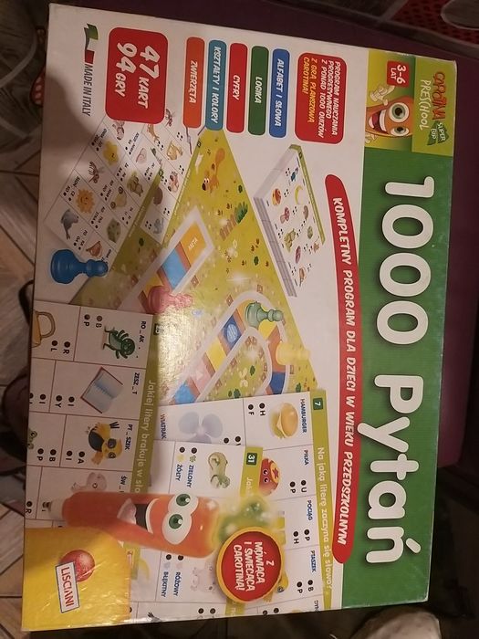 Lisciani Carotina Preschool 1000 pytań karotka marchewka gra