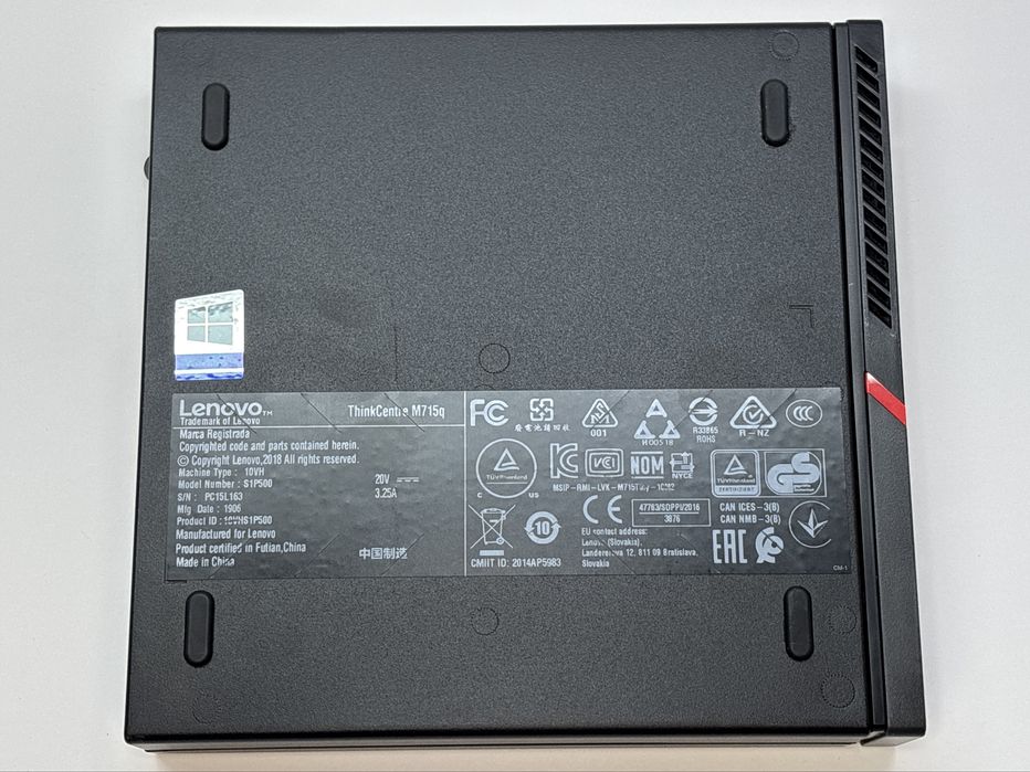 Mini Komputer ThinkCentre M715q / Amd Ryzen 3 Pro / 16 Gb Ram / 128GB