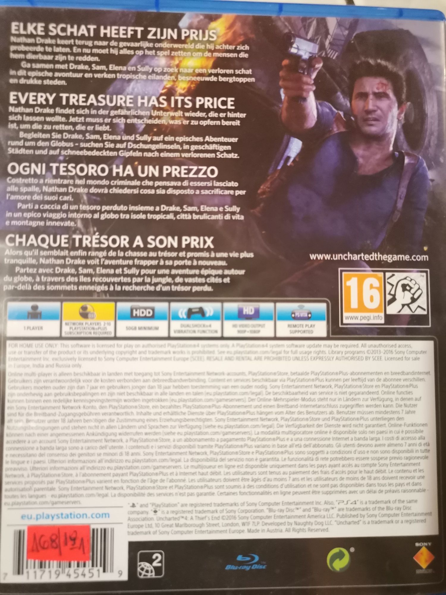 Uncharted 4 ps4 gra