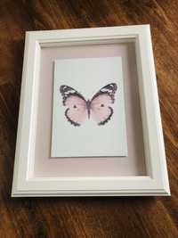 Obraz z motylem dla dziewczynki