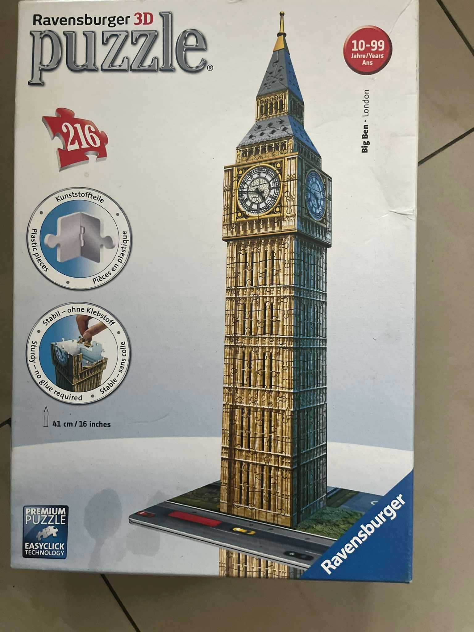 Puzzle Ravensburger 3D Big Ben London 216