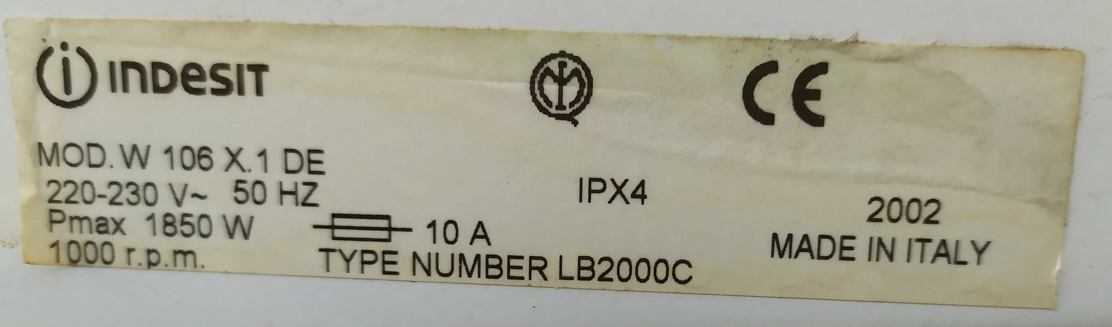 Elektronika, silnik i inne do pralki Indesit Ariston LB2000C