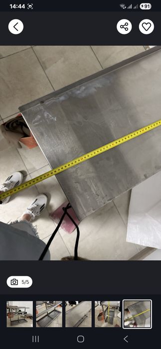 Стіл виробничий разделочный сушка нержавійка виробнича