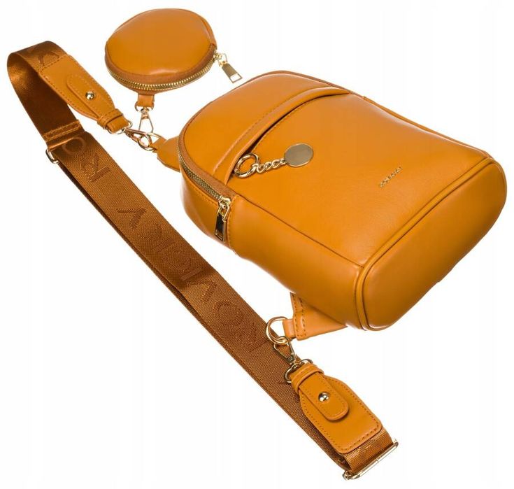 saszetka damska na ramię wykonana ze skóry ekologicznej - rovicky