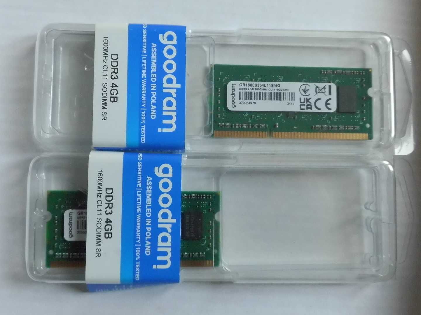 pamięć ram ddr3 sodimm 2x 4GB