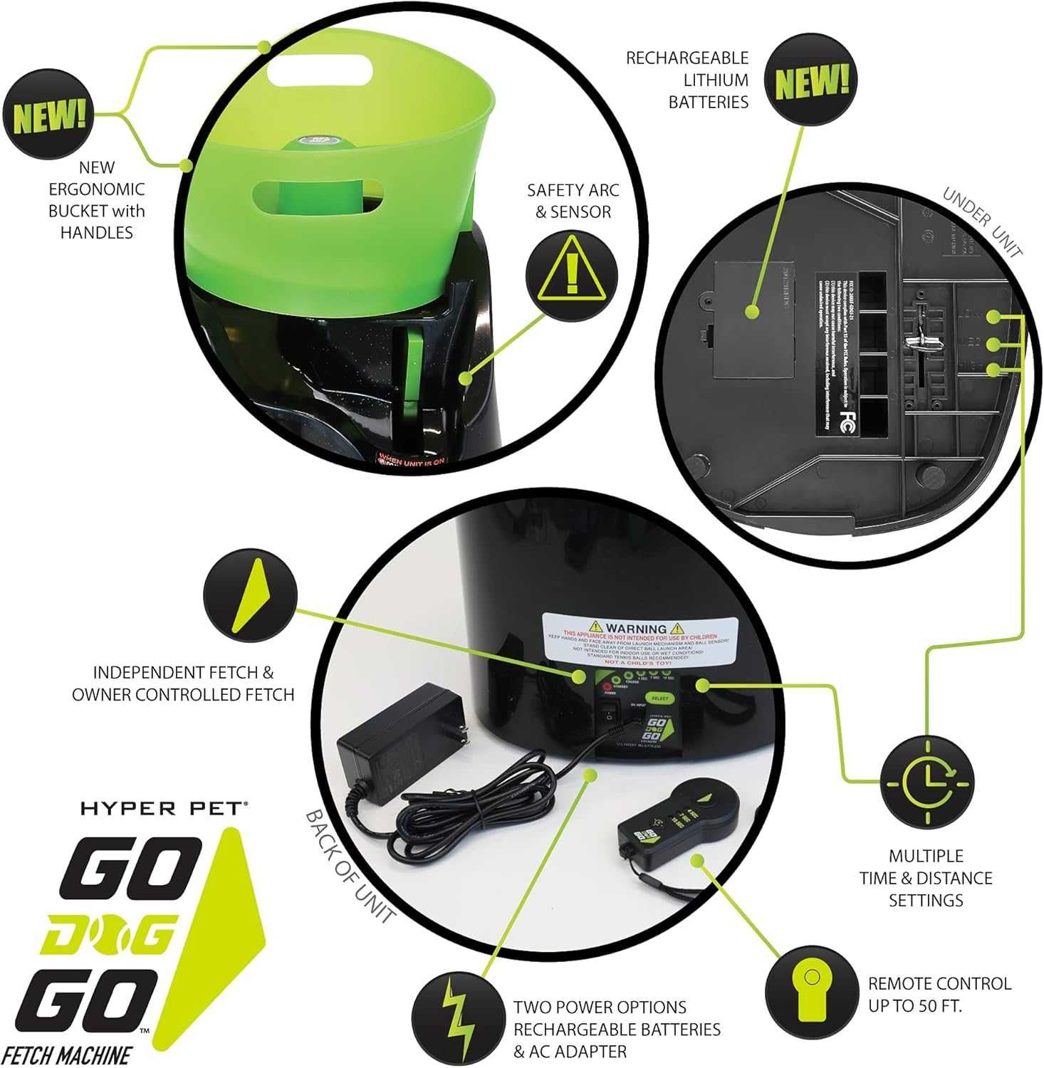 Máquina GODOGGO atira bolas ténis para cães