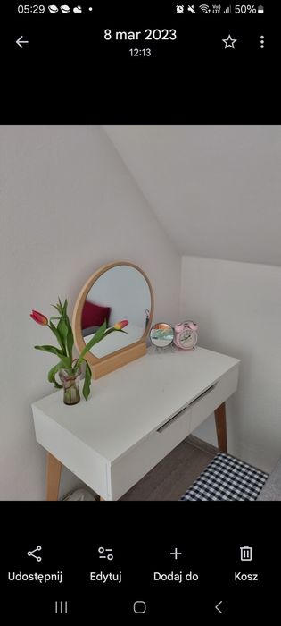 Jak nowa toaletka biała boho. Zaoszczedz ok 280 zł