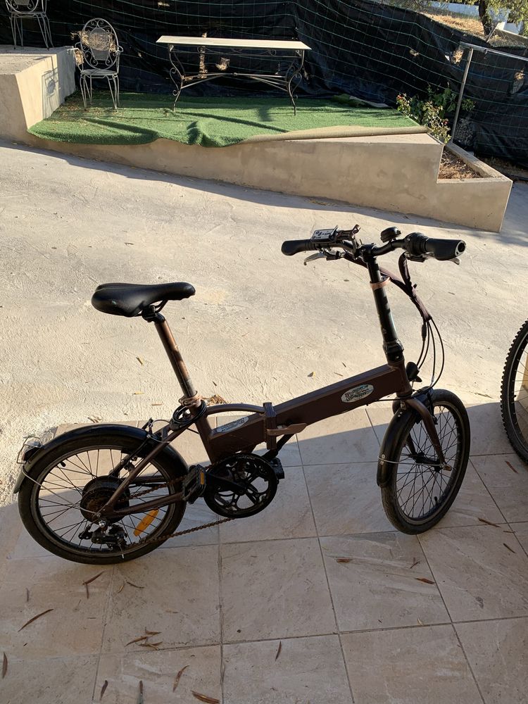 Bicicleta eletrica btwin dobravel