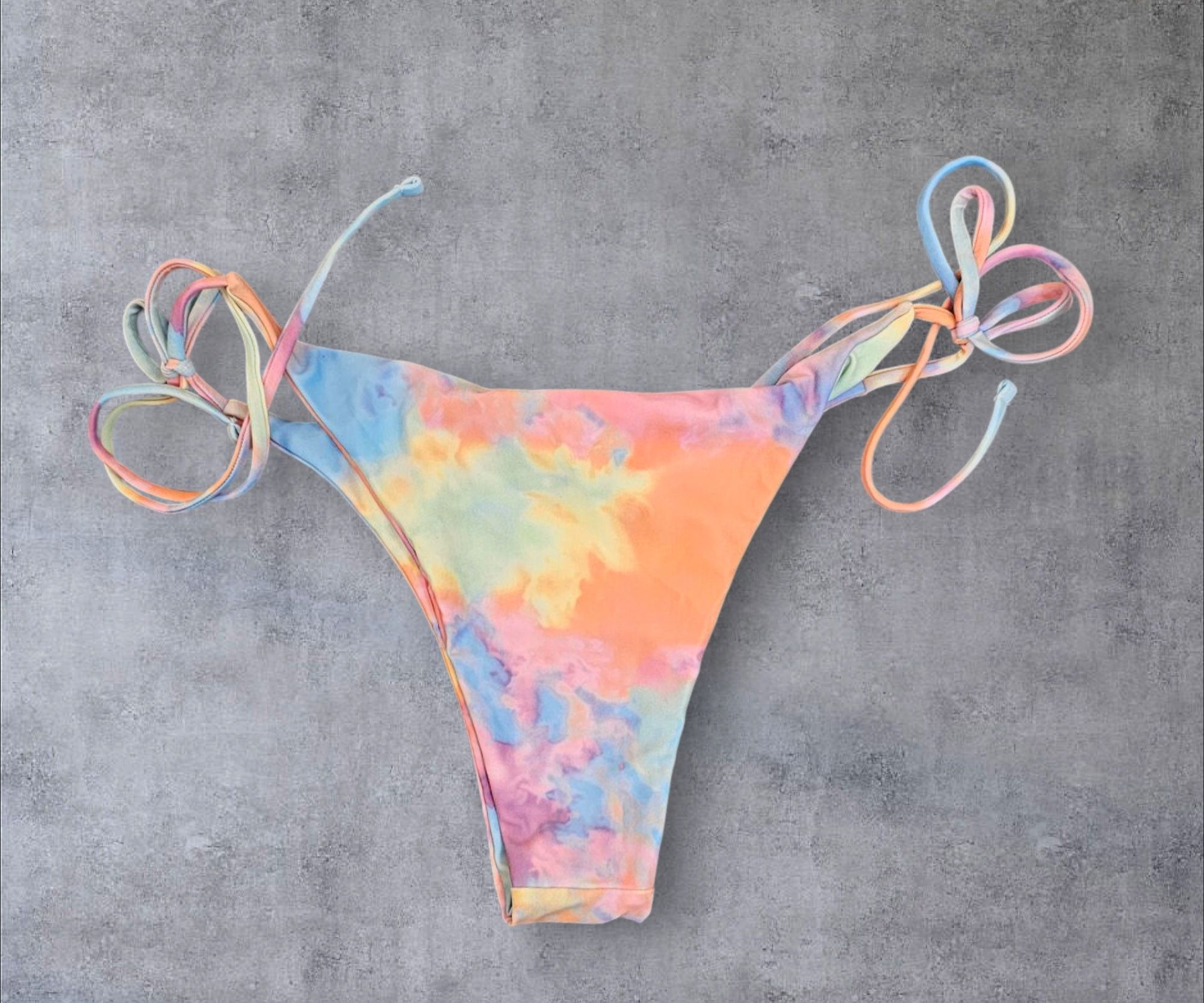 Strój kąpielowy bikini 3-częściowe Push-up z pareo r. L