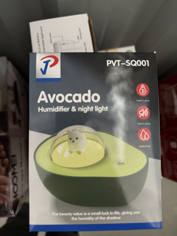 Humidificador com luz noturna NOVO NA CAIXA
