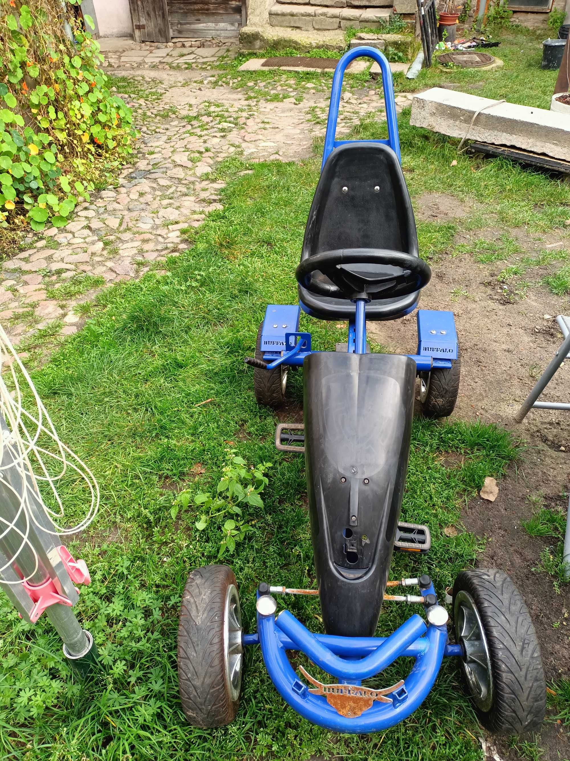 Gokart chłopięcy na pedały (dwuosobowy)