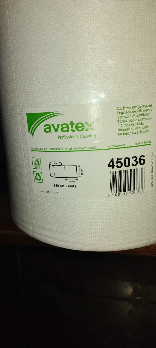 Ręcznik Czyściwo włókninowe Awatex 750 listków