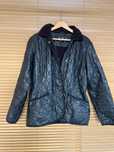 Barbour czarna pikowana kurtka damska 38 M na zamek elegancka