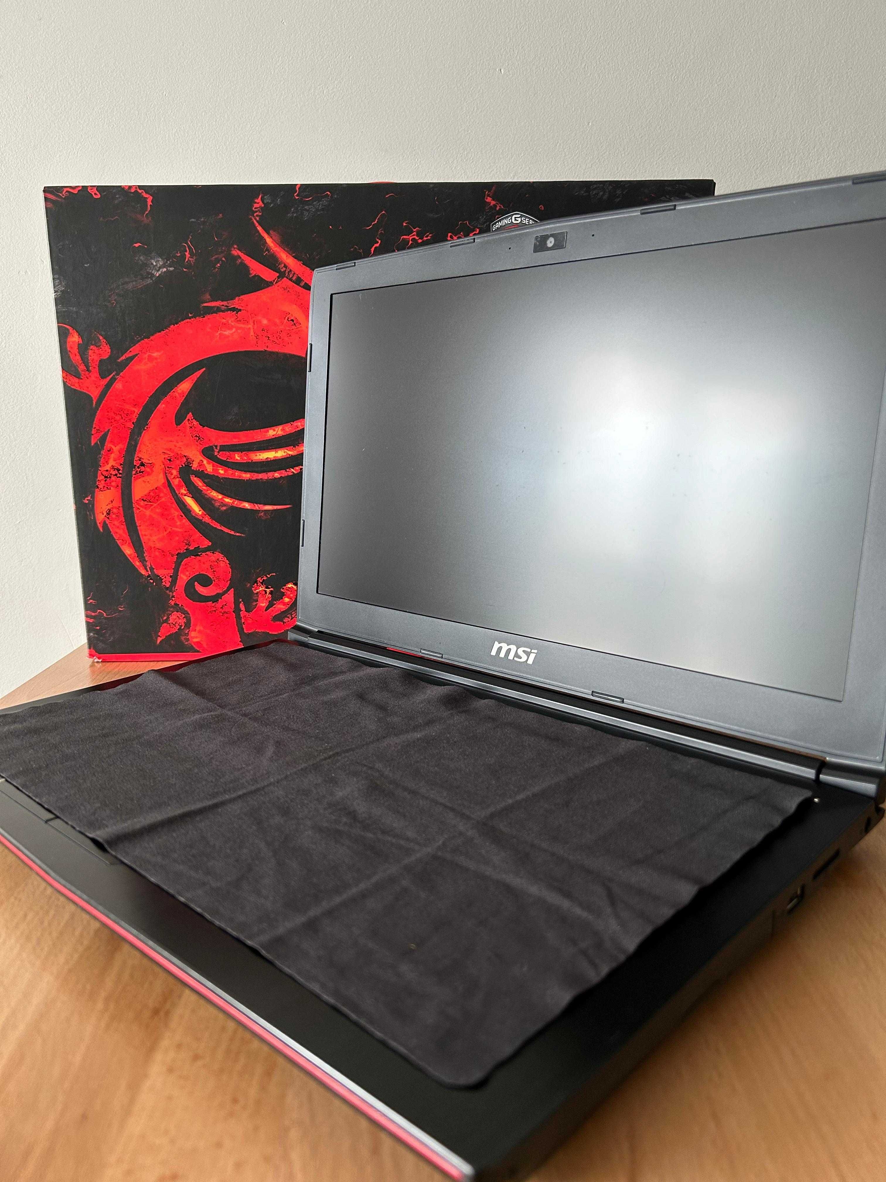 Laptop MSI GE62 6QC Apache + plecak