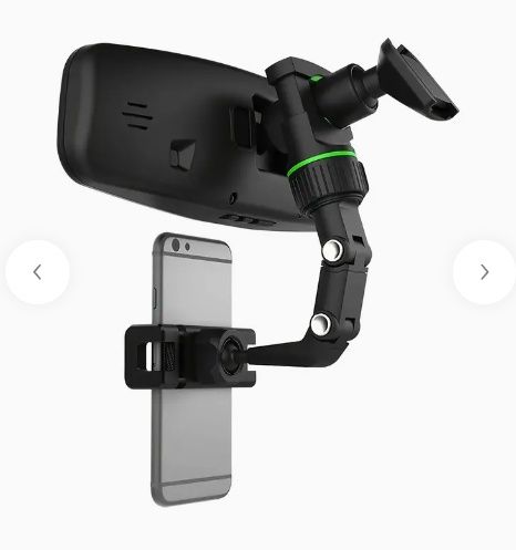 Suporte para telemóvel no retrovisor do carro