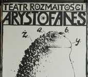 Stary oryginalny Afisz teatralny - Arystofanes (żaba) F. Starowieyski