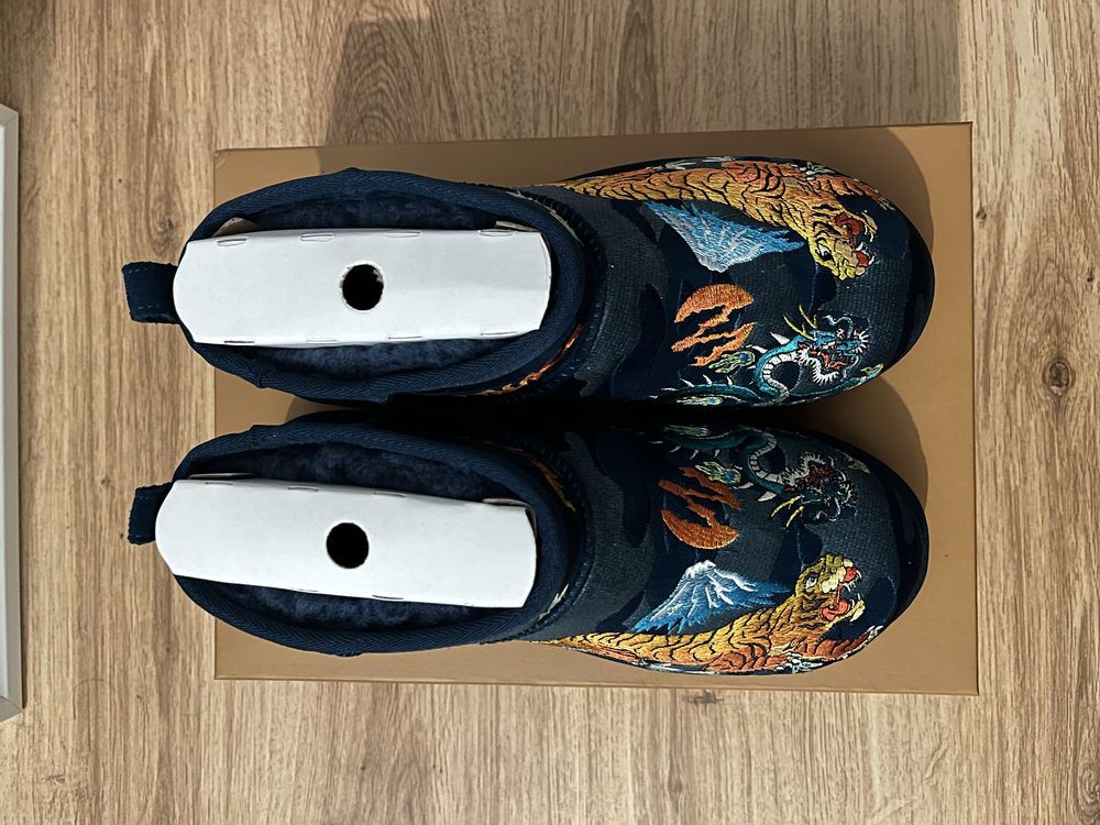 Ugg x Palace blue navy camo ultra mini boot