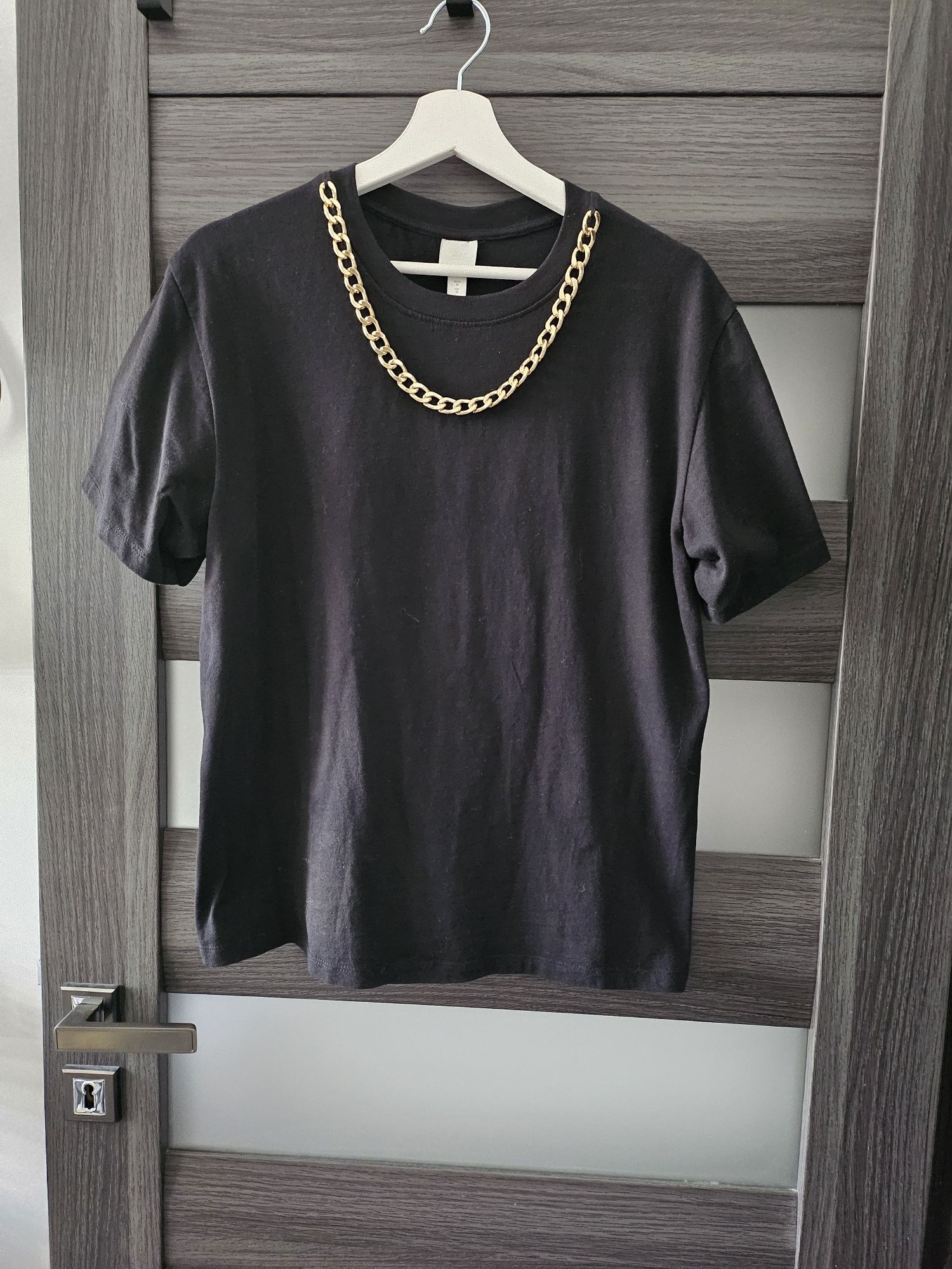 T-Shirt z łańcuchem, H&M rozm. M