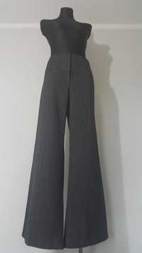 Dorothy Perkins Eleganckie spodnie Szwedy Czarne melanż Basic 42 XL