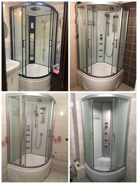 Монтаж / Ремонт Душових Кабін та Гідробоксів. Під ключ. Гарантія.