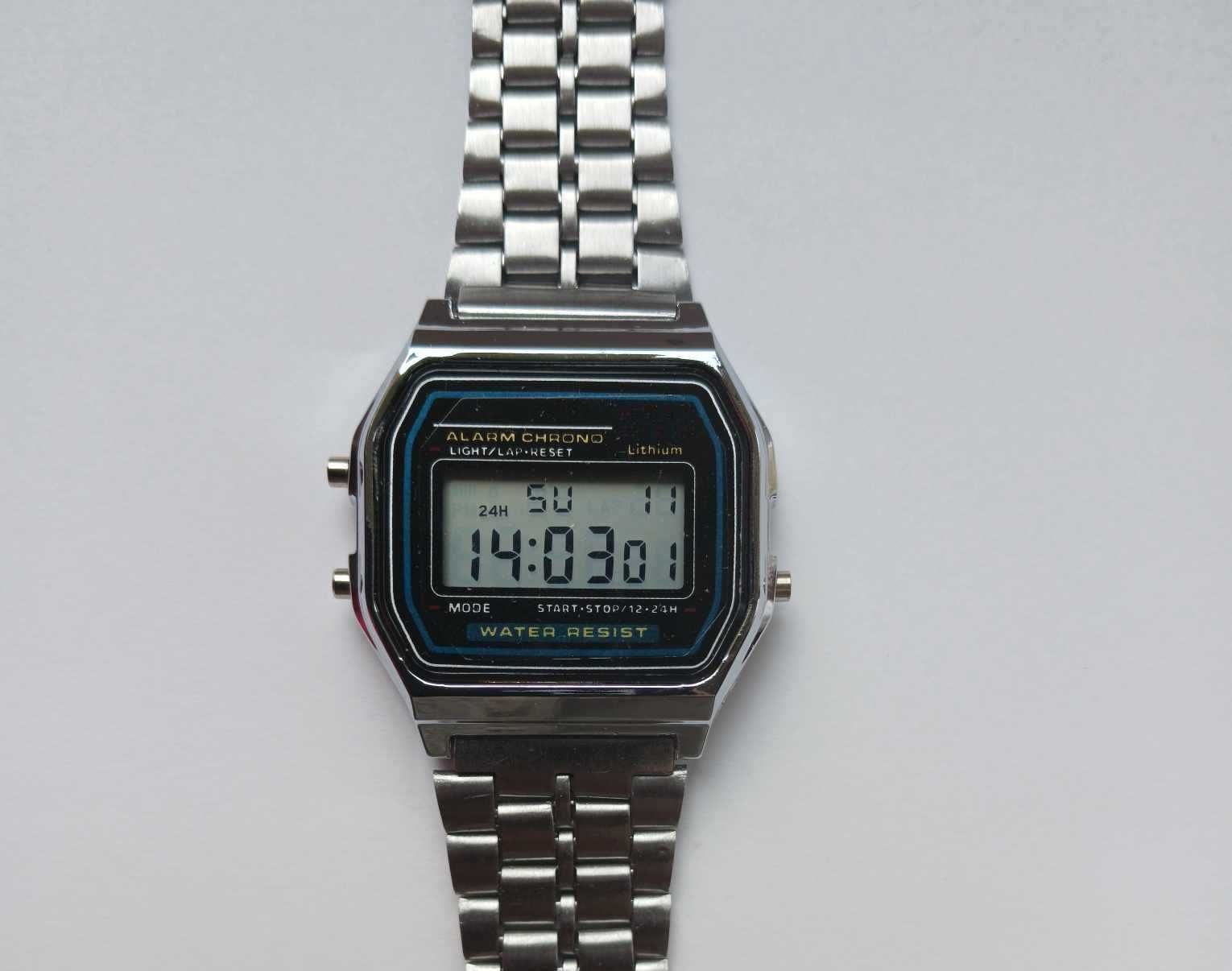 zegarek kwarcowy elektroniczny retro , nowy cyfrowy