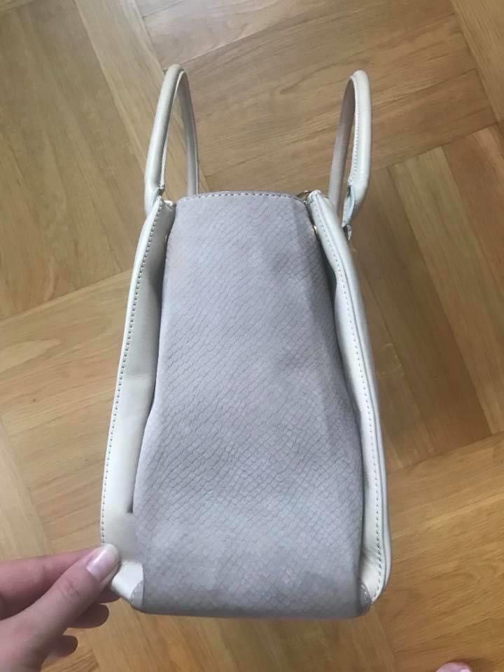 Skórzana torba torebka  H&M