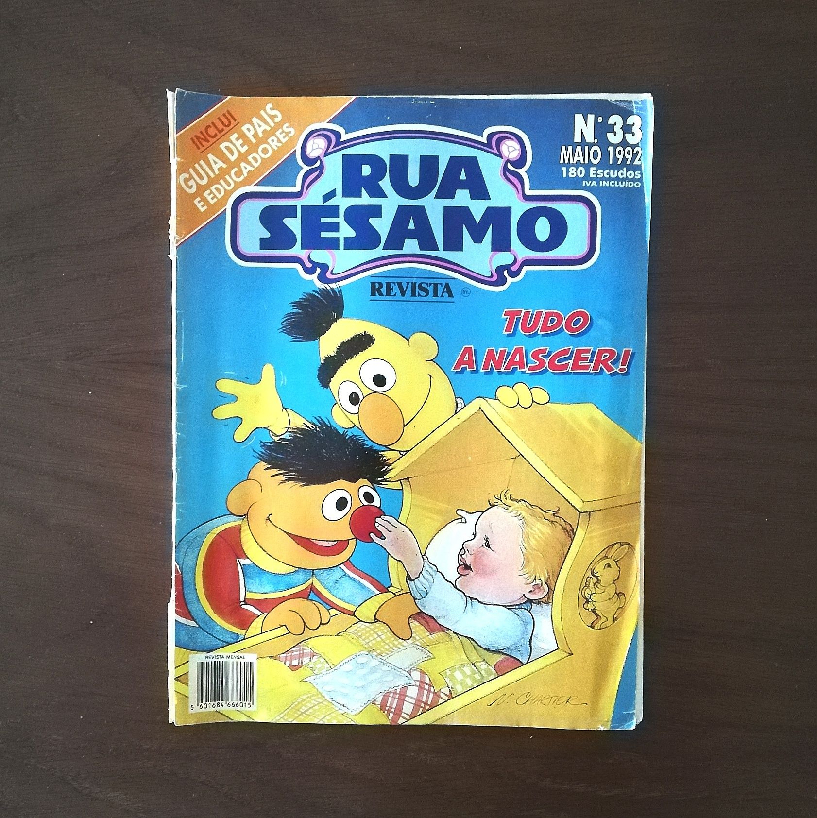 Conjunto de 3 Revistas "Rua Sésamo", 1992/1993
