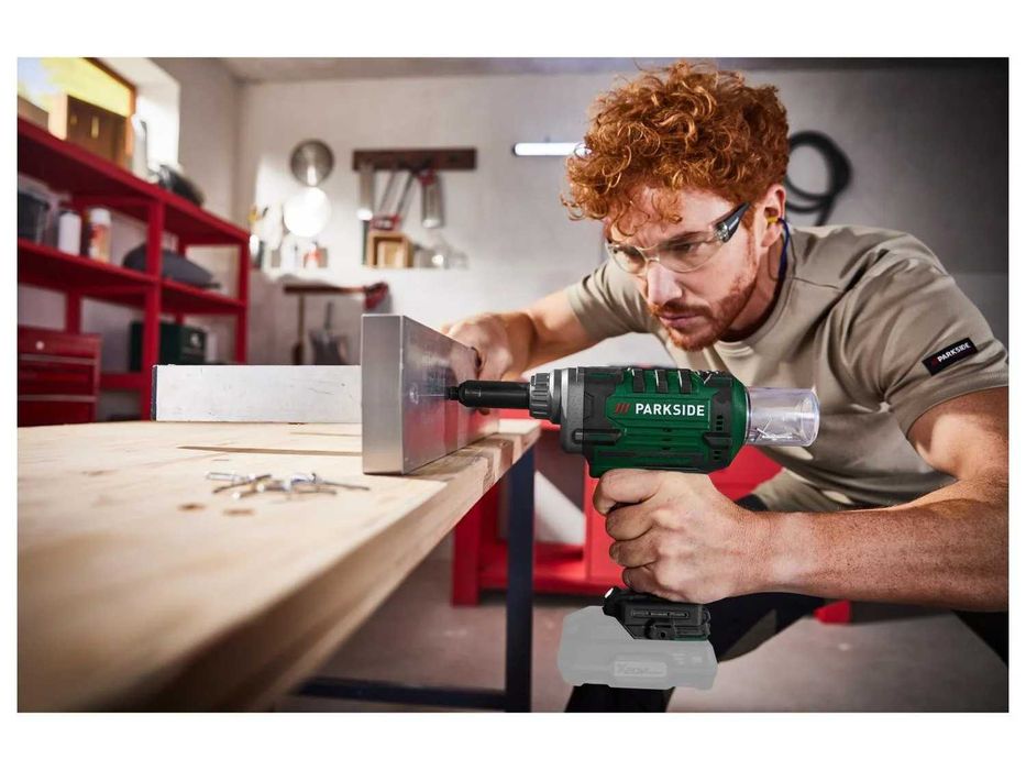 PARKSIDE  Akumulatorowa nitownica 20 V, PBNSG 20-Li A1 fv 23%