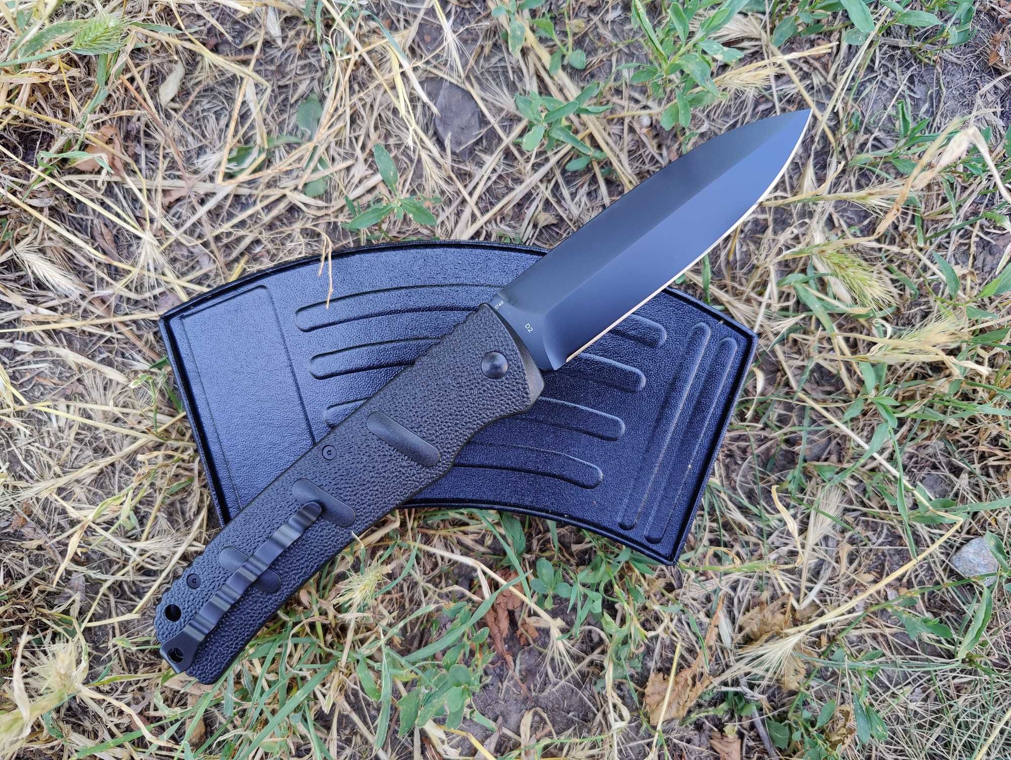 Складной автоматический нож Boker XXL Kalashnikov Dagger, Black D2