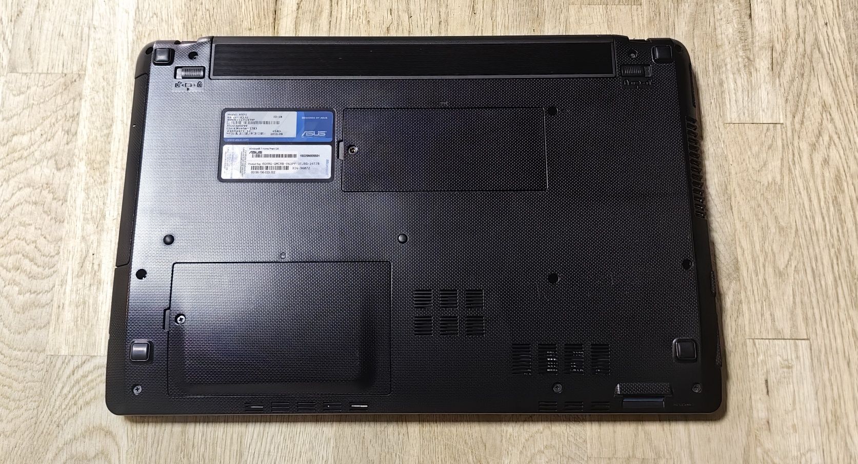 Ноутбук Asus A53U/AMD C-50/Ram 4Gb/HDD No