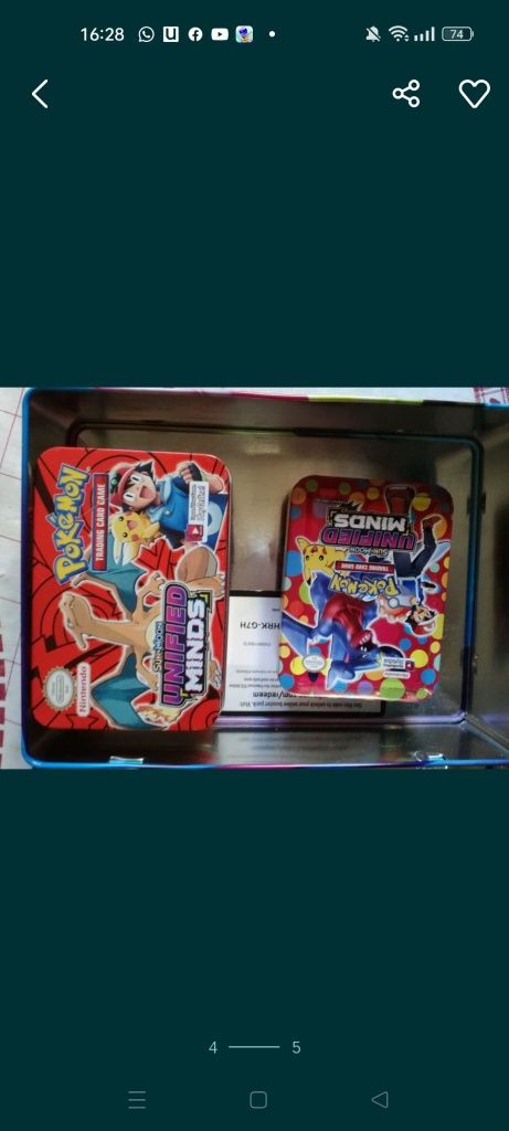 Set de Cartas Pokemon Nintendo