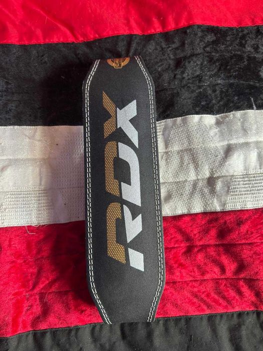 Cinturão Ginásio - Faixa para Cintura RDX SPORTS em Pele