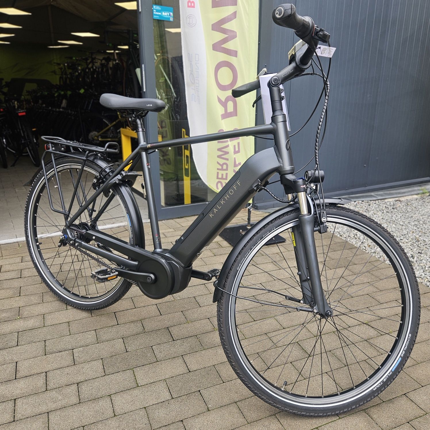 Rower elektryczny Kalkhoff Agattu 4 City 59cm Bosch Pasek (470)