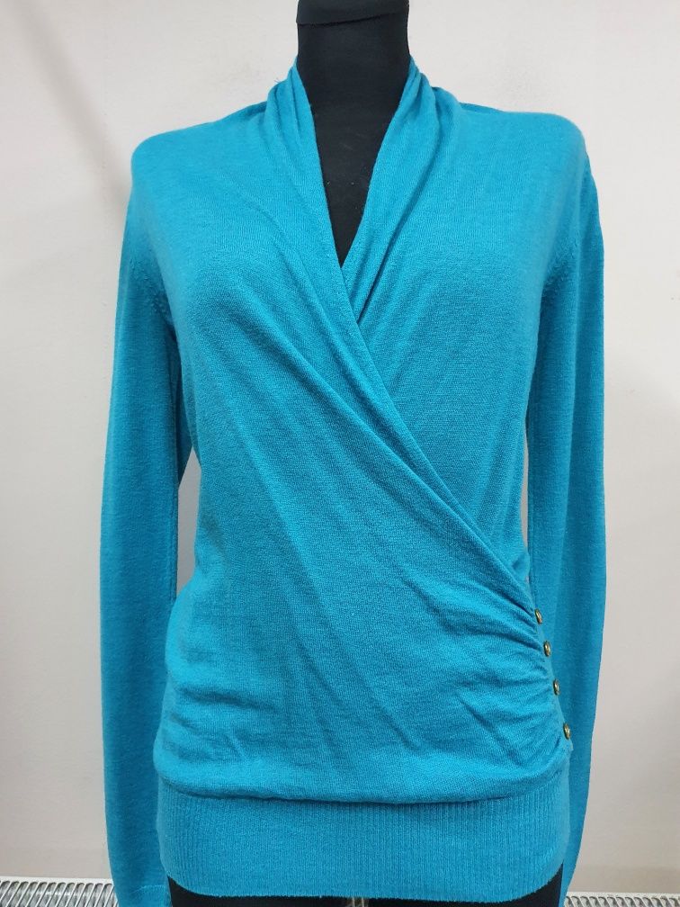 The Limited XS/S sweter zakładany  wełna  wiskoza