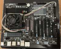 Материнская плата Gigabyte ga-990fxa-ud 5  / AMD Athlon II X2 215