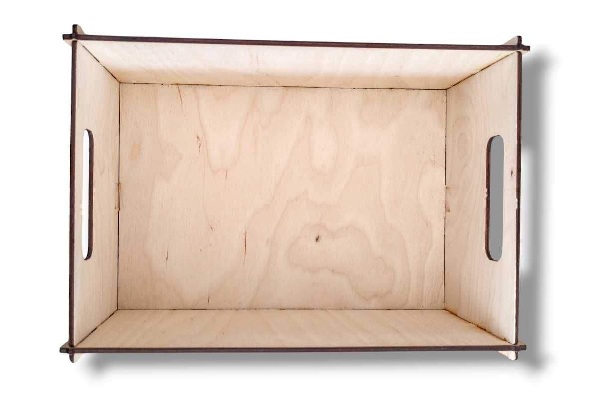 DREWNIANA SKRZYNKA 26x18 cm DECOUPAGE pudełko organizer pojemnik