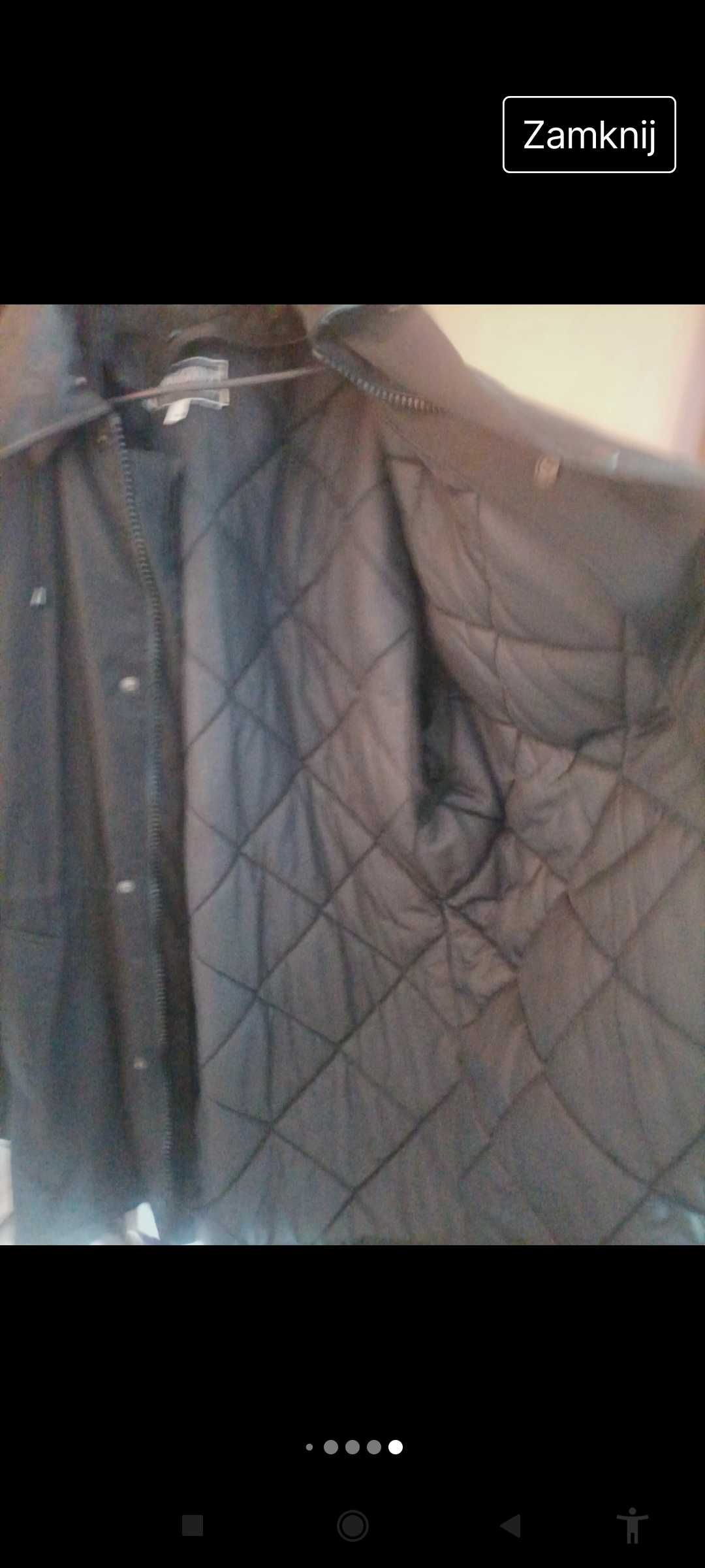 Elegancka kurtka męska ocieplana XXL