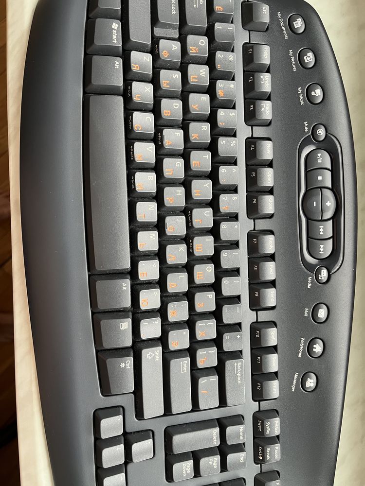 Клавіатура Microsoft Wireless Multimedia Keyboard 1.1 (Нова)